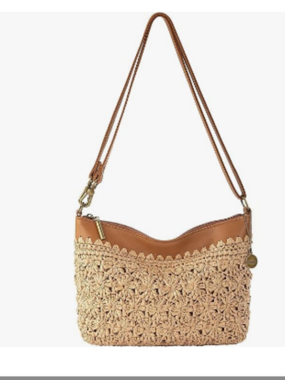 Everyday & Travel, 3-in-1 Small Crossbody in Crochet & Leather